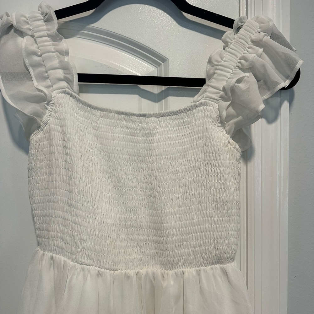 Women’s white summer dress - Picture 5 of 8